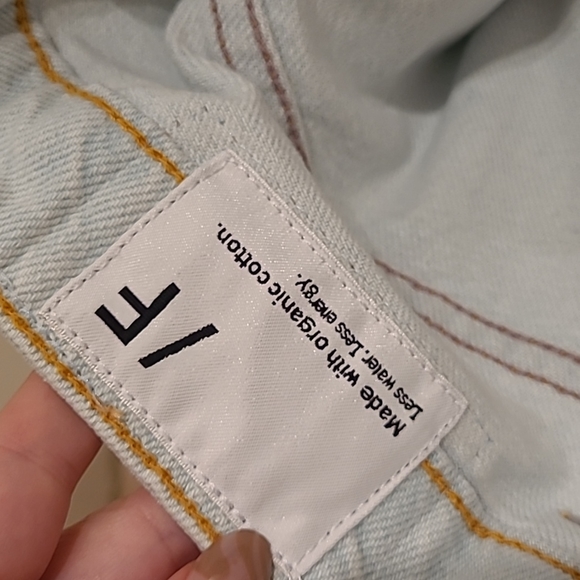 Selected femme straight fit Light wash jeans high rise - Picture 9 of 16